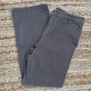 J Jill 12 Petite Brown Denim Straight Leg Pants